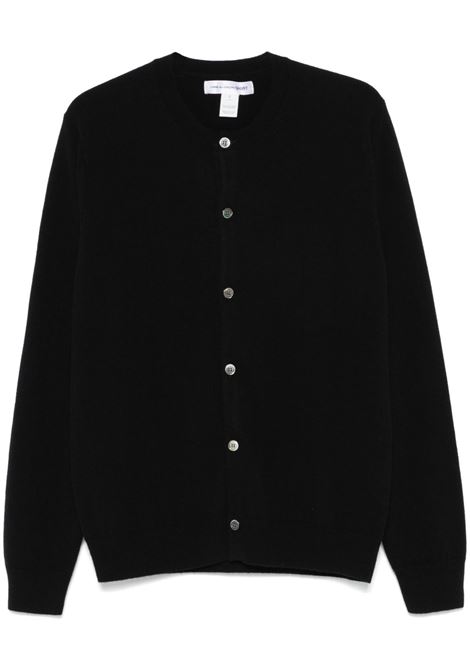 cardigan knit nero uomo COMME DES GARÇONS | FZ-N106-PER1